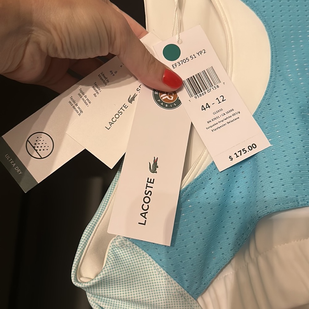 Lacoste Roland Garros Paris Tennis Dress - Picture 7 of 7